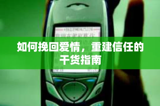 如何挽回爱情，重建信任的干货指南