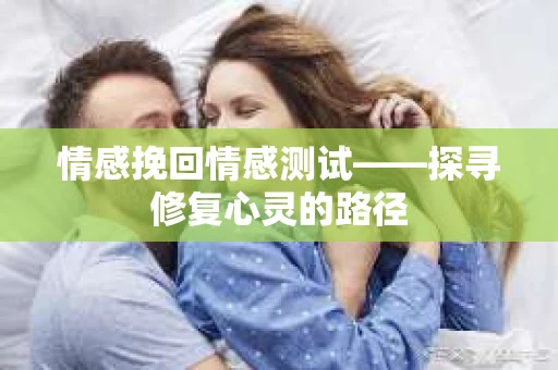 情感挽回情感测试——探寻修复心灵的路径