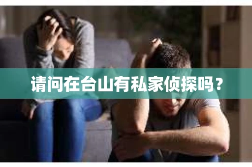 请问在台山有私家侦探吗？