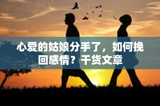 心爱的姑娘分手了，如何挽回感情？干货文章