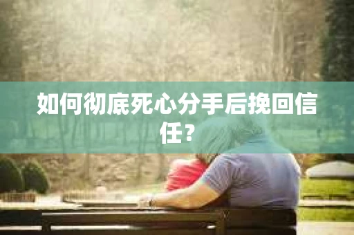 如何彻底死心分手后挽回信任？
