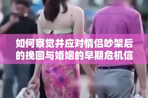 如何察觉并应对情侣吵架后的挽回与婚姻的早期危机信号？